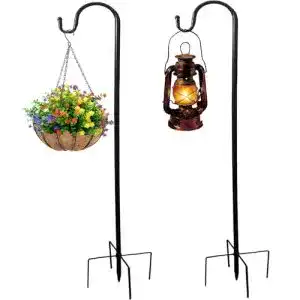 Hirtenstab XVZ Garten Schäferhaken, 2 Stück 96cm Hirten Haken