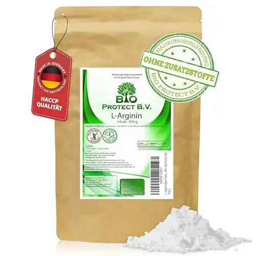 L-Arginin-Pulver Bio Protect L- Arginin Base Pulver 500 Gramm