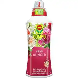 Rosendünger Compo für alle Rosen im Zimmer, in Kübeln 1 Liter