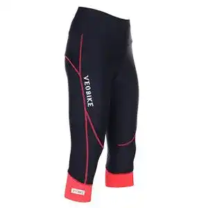 3/4 Radhosen Damen VEOBIKE Damen Fahrradhose Radlerhose Mit Coolmax Sitzpolster