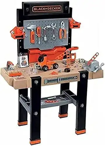 Kinder-Werkbank Smoby 360702 – Black+Decker Super Werkbank
