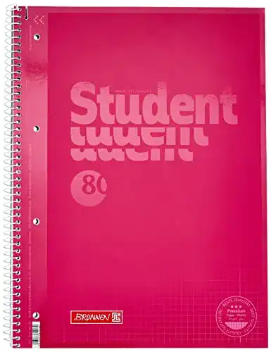 Collegeblock Brunnen 1067928126 Student Colour Code, kariert