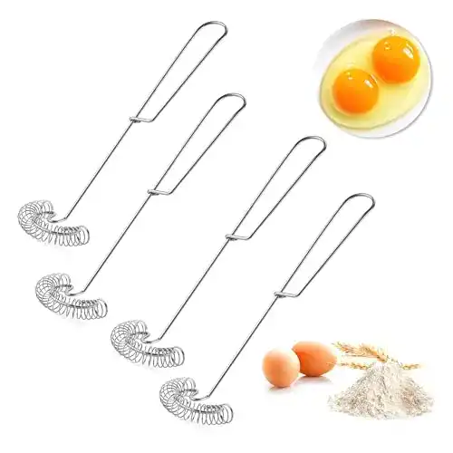 Spiralbesen Xiuyer 4pcs Schneebesen Edelstahl Hochwertig