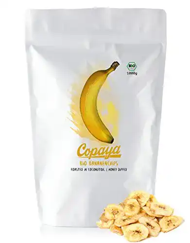 Bananenchips Copaya Bio 1000g, Honey Dipped, Kross (1kg)
