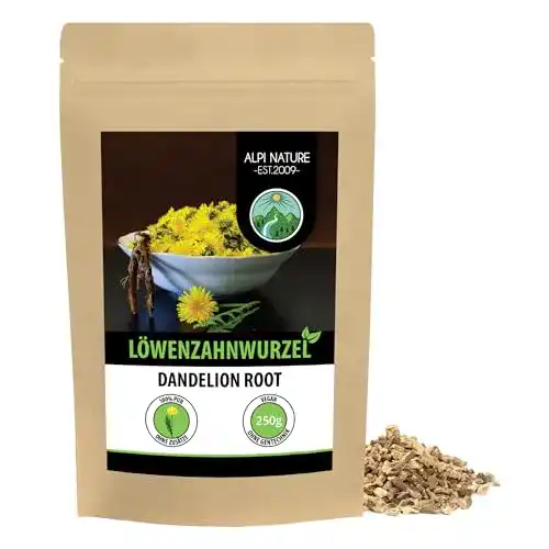 Löwenzahnwurzel Alpi Nature getrocknet (250g), geschnitten