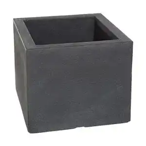 Pflanzkübel Dehner Blumenkübel Palermo, Schieferoptik, Kunststoff
