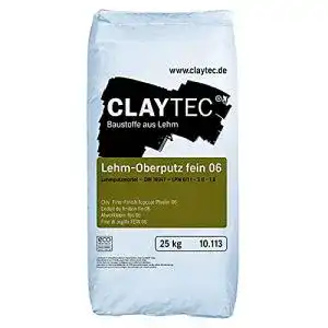 Lehmputz Claytec Lehmoberputz fein 06 Sackware trocken