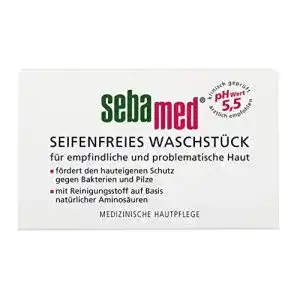 Arztseife SEBAMED Seifenfreies Waschstück 150 gr, Vitamin E