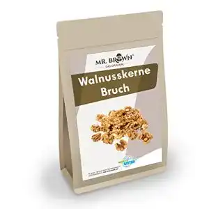 Walnussbruch MR. BROWN 1kg Walnusskerne Bruch