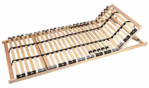 Lattenrost 90 x 200 cm TAURO 22914 7 Zonen Lattenrost