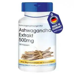 Ashwagandha Fair & Pure Kapseln Extrakt 500mg – 180 Kapseln