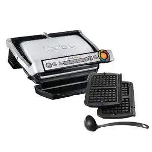 Tefal-Waffeleisen Tefal GC716D Kontaktgrill, Kunststoff, Schwarz