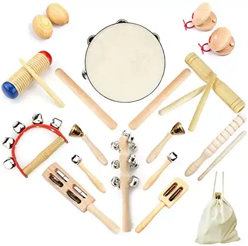 Die beste Musikinstrumente Kinder Ulifeme 23 Stück Musikinstrumente Set 2026 Test Bestseller Musikinstrumente Kinder Ulifeme 23 Stück Musikinstrumente Set