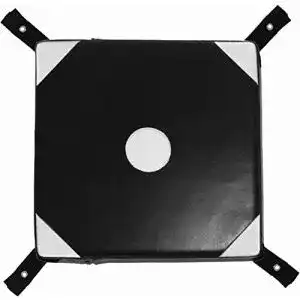 Wandschlagpolster BAY Wall Catcher 34 x 34 cm weiß schwarz