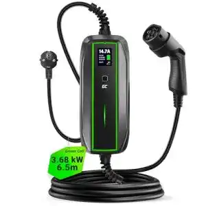 Ladekabel Typ 2 Schuko Green Cell GC EV PowerCable tragbar