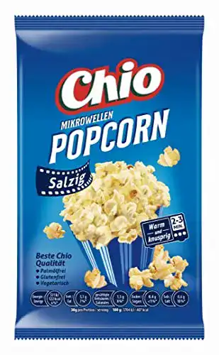 Popcornmais Chio Mikrowellen Popcorn salzig, (22 x 100 g)