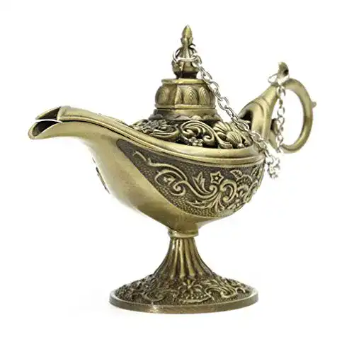 Wunderlampe HEALLILY Weihrauchhalter Metall Aladdin