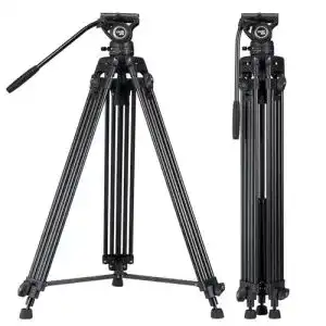 Videostativ Cayer Heavy Duty Video Stativ, 64 Zoll, Mittelspreizer