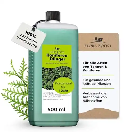 Koniferendünger Flora Boost Koniferen Thuja Tannen Dünger flüssig