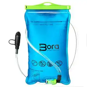 Trinkblase BoraSports 2L mit Beissventil – BPA-frei, antibakteriell