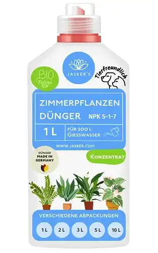 Dünger für Zimmerpflanzen JASKER’S Bio Zimmerpflanzen Dünger