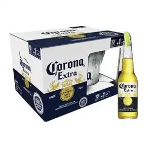 Helles Bier Corona Extra 10er-Pack inkl. Eiseimer, Geschenkpack