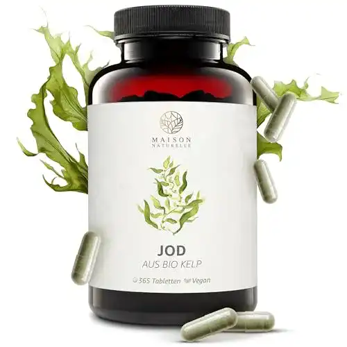 Die beste Kelp Maison Naturelle ® Bio (Natürliches Jod), 365 Kapseln 2026 Test Bestseller Kelp Maison Naturelle ® Bio (Natürliches Jod), 365 Kapseln