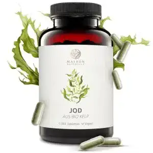 Jodtabletten Maison Naturelle ® Bio Kelp, 365 Kapseln