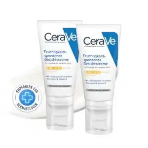 Cerave-Feuchtigkeitslotion CeraVe Feuchtigkeitsspendend 2 x 52ml