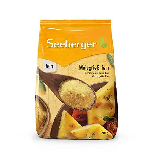 Grieß Seeberger Mais fein (Polenta), 9er Pack (9 x 500 g)