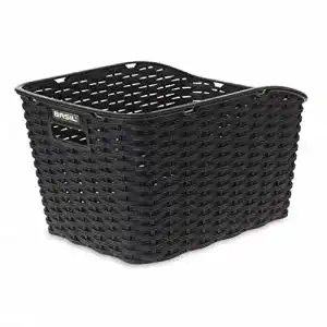 Fahrradkorb Basil Weave Wp, Black, einheitsgröße