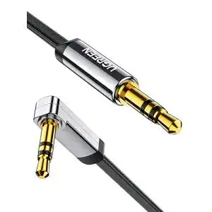 Aux-Kabel UGREEN Aux Kabel Auto 3.5 mm Klinkenkabel 90 Grad