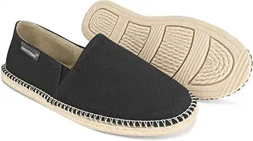 Espadrilles normani Sommer Schuhe, Klassisch, Schwarz Style 2