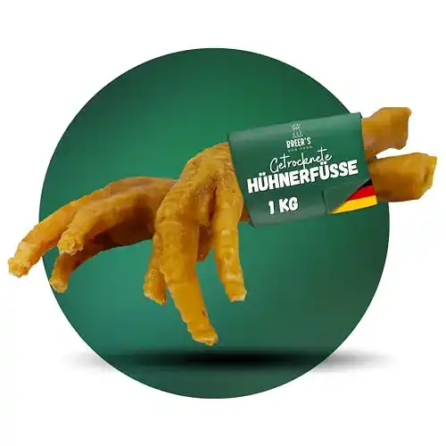 Hühnerfüße TIER HELDEN Getrocknete für Hunde 1 Kg