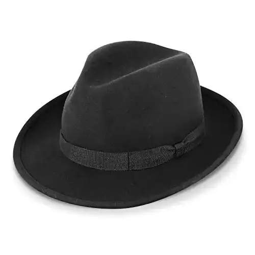 Fedora fiebig Wollfilzhut Bogart Filzhut für Damen und Herren