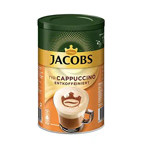 Löslicher Kaffee entkoffeiniert Jacobs Cappuccino, 220 g