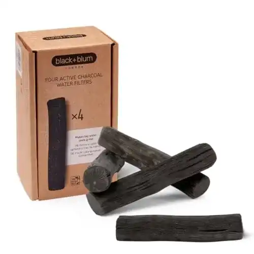 Binchotan-Aktivkohle Black+Blum 4 Kohle Filter, Geschenkbox