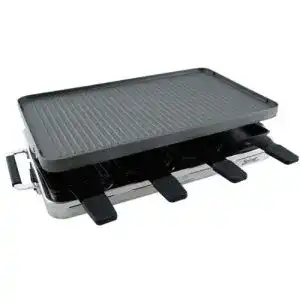 Spring-Raclette Spring Grillplatte, Edelstahl, Silber