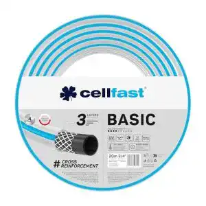 Gartenschlauch 3/4 Zoll Cellfast Gartenschlauch BASIC 3-lagig