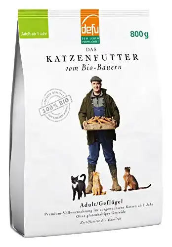 Die beste Defu-Katzenfutter defu Trockenfutter Adult, Geflügel, 2 x 800 g 2026 Test Bestseller Defu-Katzenfutter defu Trockenfutter Adult, Geflügel, 2 x 800 g