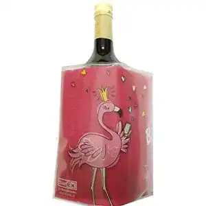Flaschenkühler-Manschette BierEx, Motiv Flamingo