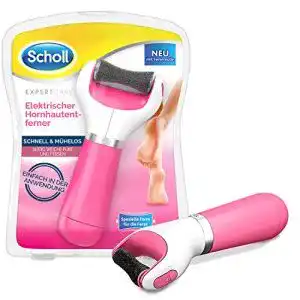 Hornhautentferner Scholl Velvet Smooth elektrischer Express Pedi – Hornhaut Entfernung mit extra starker Rolle für präzise Ergebnisse, 200 g