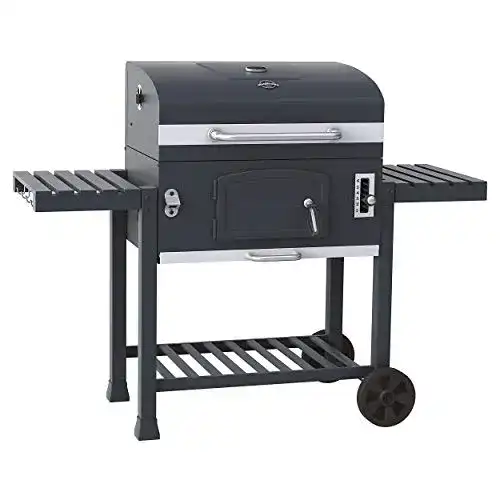 Holzkohlegrillwagen Jamestown Grill JAXON XL, Flaschenöffner