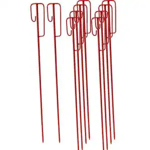 Absperrleinenhalter HAWIB 10x für Warnband Ø 14 x 1200 mm