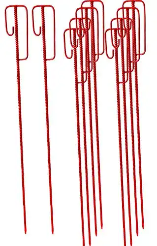 Absperrleinenhalter HAWIB 10x für Warnband Ø 14 x 1200 mm