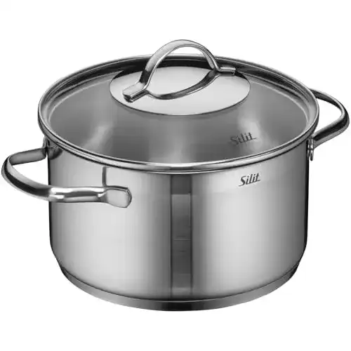 Die beste Kochtopf 20 cm Silit Achat Kochtopf, Glasdeckel, 3,3l, Edelstahl 2026 Test Bestseller Kochtopf 20 cm Silit Achat Kochtopf, Glasdeckel, 3,3l, Edelstahl