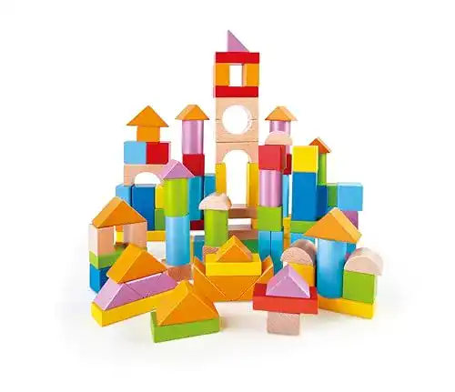 Bauklötze Hape E8247 Wunderbare Holzbausteine-101 Teile