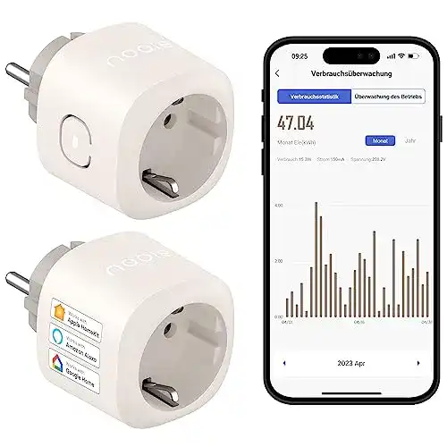 HomeKit-Steckdose nooie Wlan Smart, mit Strommessung, Alexa