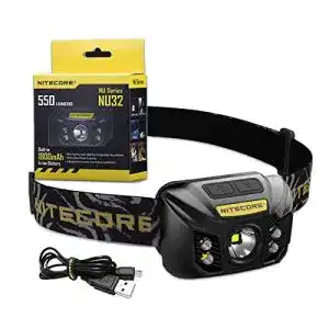 Nitecore-Stirnlampe Nitecore NU32, LED Wiederaufladbar USB