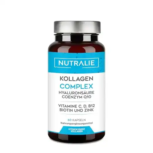 Kollagen-Kapseln NUTRALIE Kollagen + Hyaluronsäure, 60 Kapseln